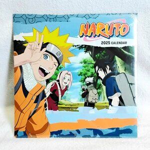 3/$25 2025 12" 16 Month Naruto Calendar BNIP!!